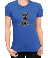 Дамска Тениска Funny Dogs Breeds Affenpinscher