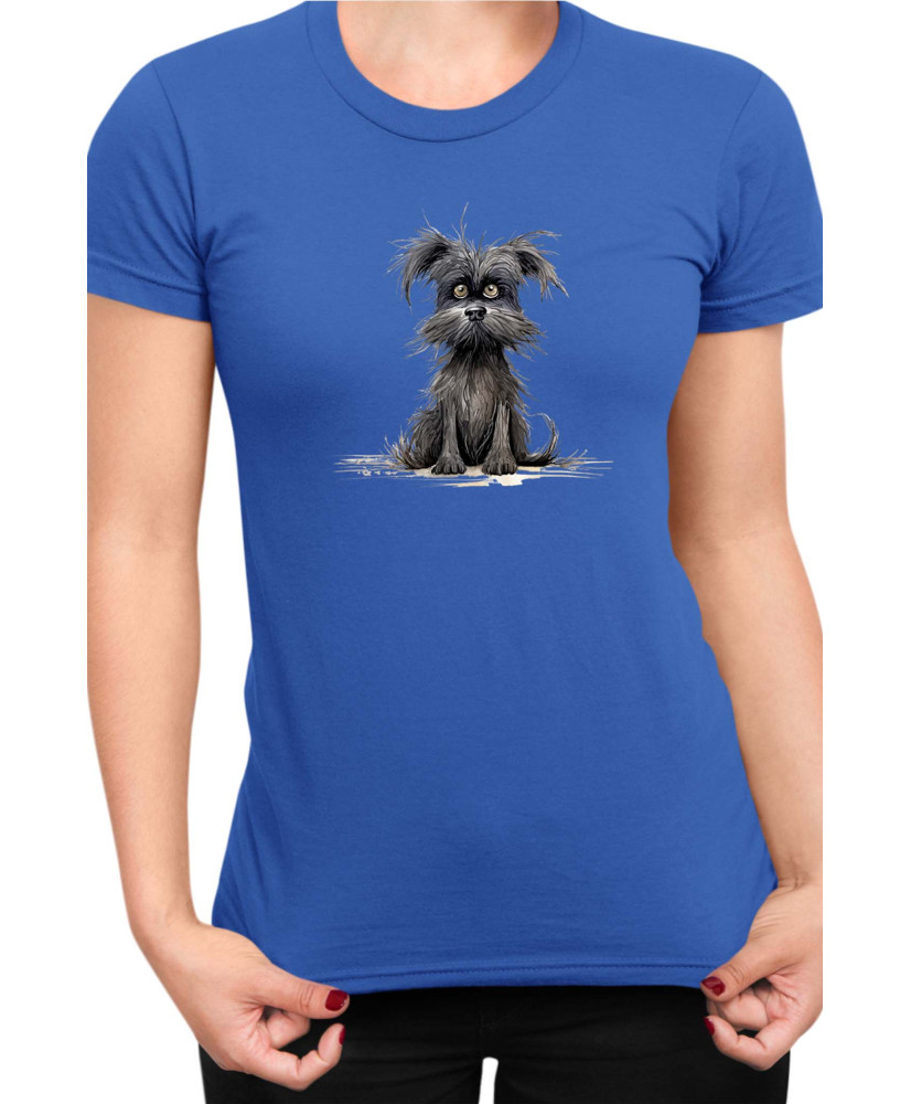 Дамска Тениска Funny Dogs Breeds Affenpinscher
