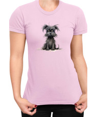 Дамска Тениска Funny Dogs Breeds Affenpinscher