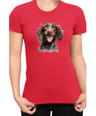 Дамска Тениска Funny Dogs Breeds American Water Spaniel 01