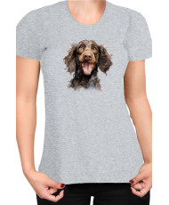 Дамска Тениска Funny Dogs Breeds American Water Spaniel 01