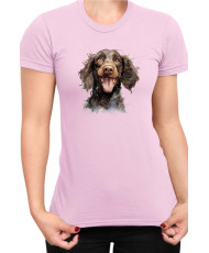 Дамска Тениска Funny Dogs Breeds American Water Spaniel 01