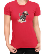 Дамска Тениска Funny Dogs Breeds American Water Spaniel 02