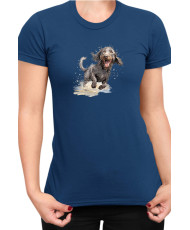 Дамска Тениска Funny Dogs Breeds American Water Spaniel 02