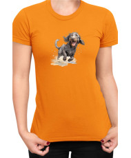 Дамска Тениска Funny Dogs Breeds American Water Spaniel 02