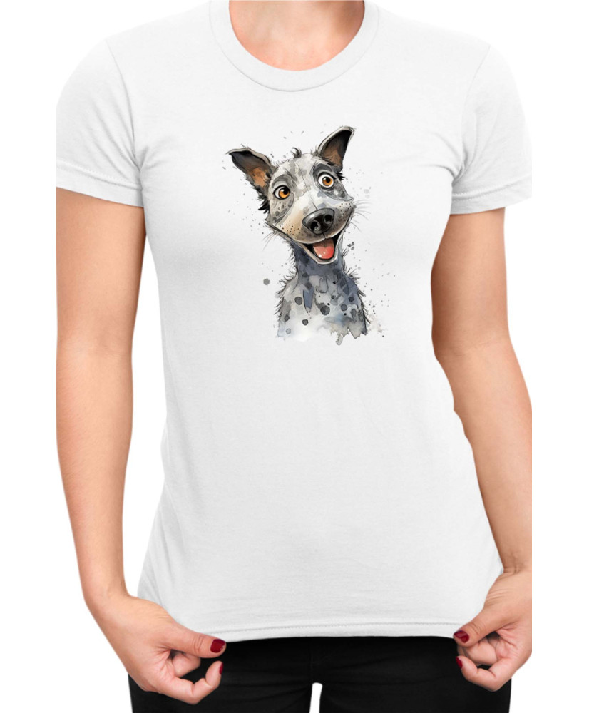 Дамска Тениска Funny Dogs Breeds Australian Cattle Dog
