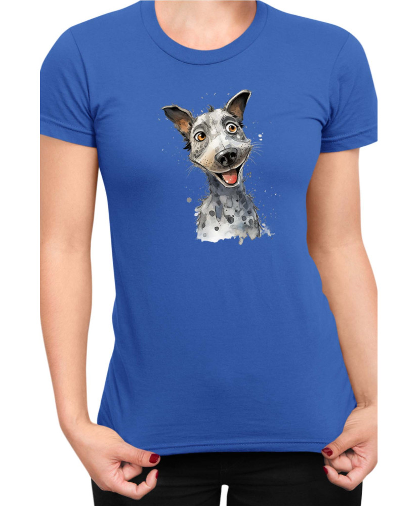 Дамска Тениска Funny Dogs Breeds Australian Cattle Dog