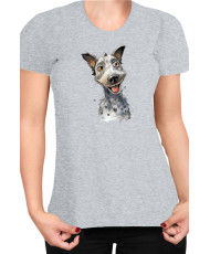 Дамска Тениска Funny Dogs Breeds Australian Cattle Dog