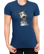 Дамска Тениска Funny Dogs Breeds Australian Cattle Dog