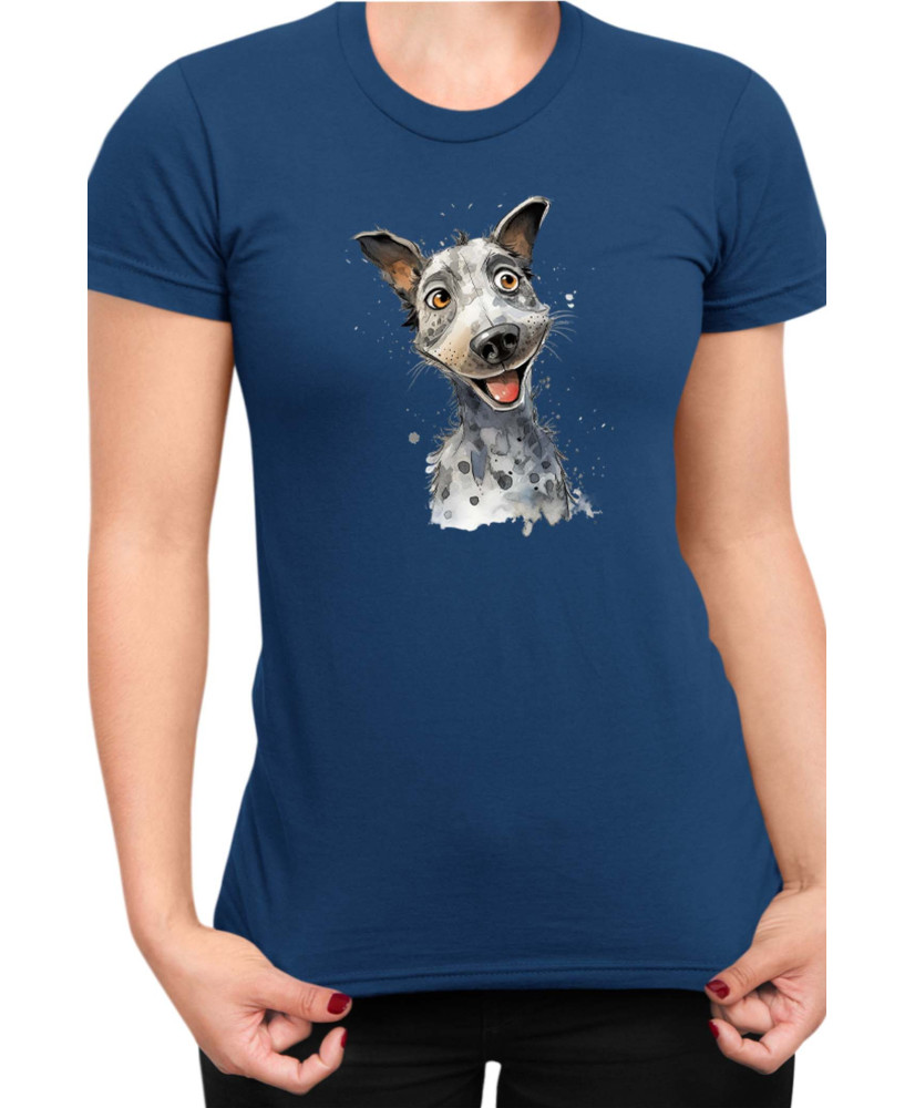 Дамска Тениска Funny Dogs Breeds Australian Cattle Dog