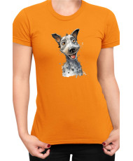Дамска Тениска Funny Dogs Breeds Australian Cattle Dog