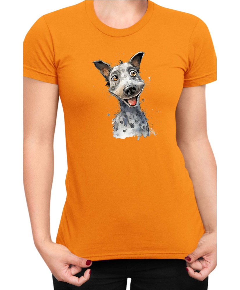 Дамска Тениска Funny Dogs Breeds Australian Cattle Dog
