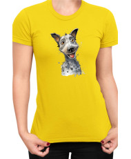 Дамска Тениска Funny Dogs Breeds Australian Cattle Dog