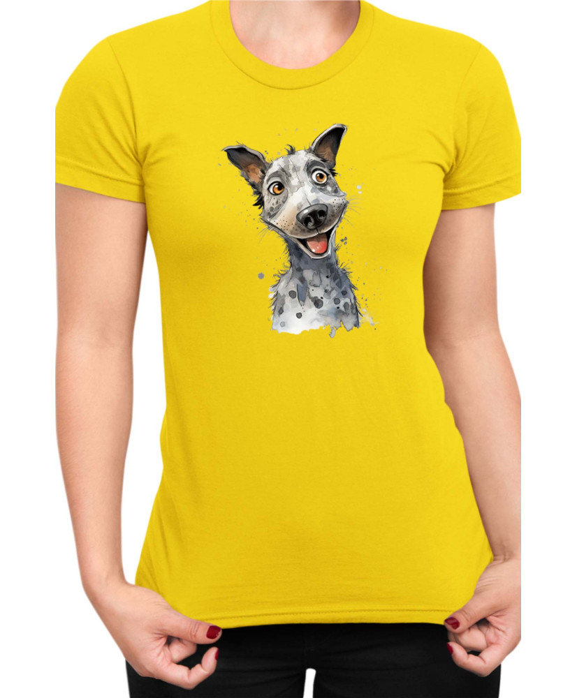 Дамска Тениска Funny Dogs Breeds Australian Cattle Dog
