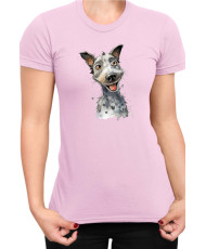 Дамска Тениска Funny Dogs Breeds Australian Cattle Dog