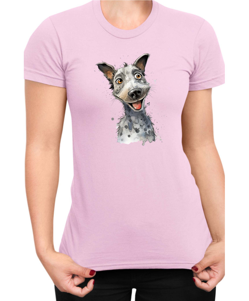 Дамска Тениска Funny Dogs Breeds Australian Cattle Dog