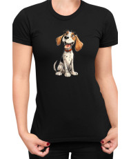 Дамска Тениска Funny Dogs Breeds Beagle 01