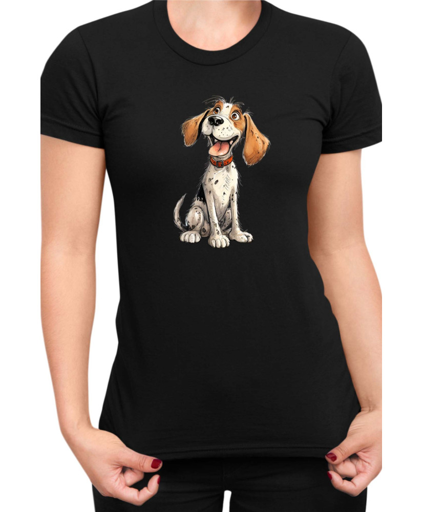 Дамска Тениска Funny Dogs Breeds Beagle 01