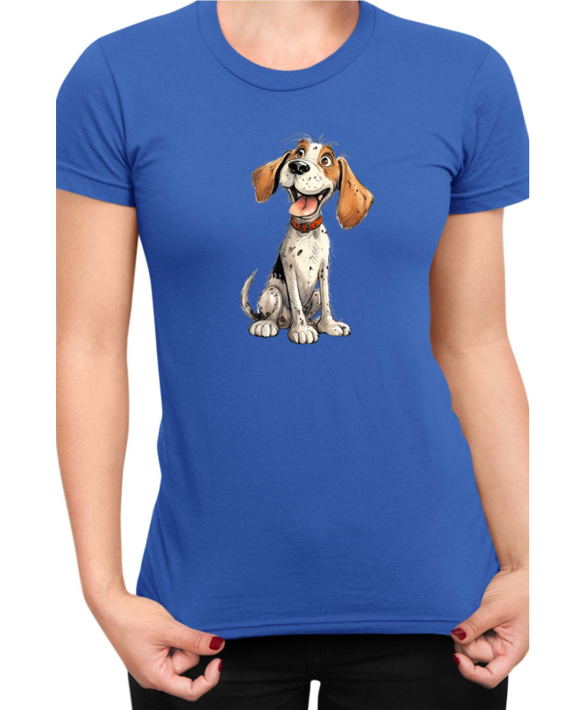 Дамска Тениска Funny Dogs Breeds Beagle 01