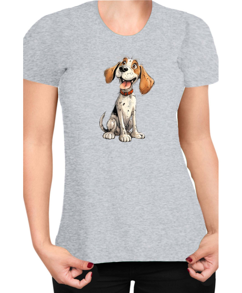 Дамска Тениска Funny Dogs Breeds Beagle 01