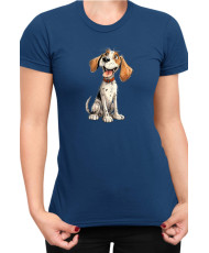 Дамска Тениска Funny Dogs Breeds Beagle 01