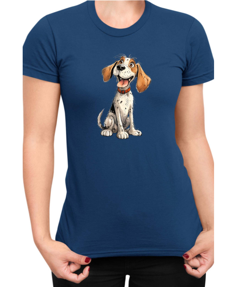 Дамска Тениска Funny Dogs Breeds Beagle 01
