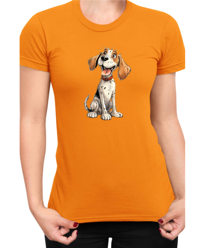 Дамска Тениска Funny Dogs Breeds Beagle 01