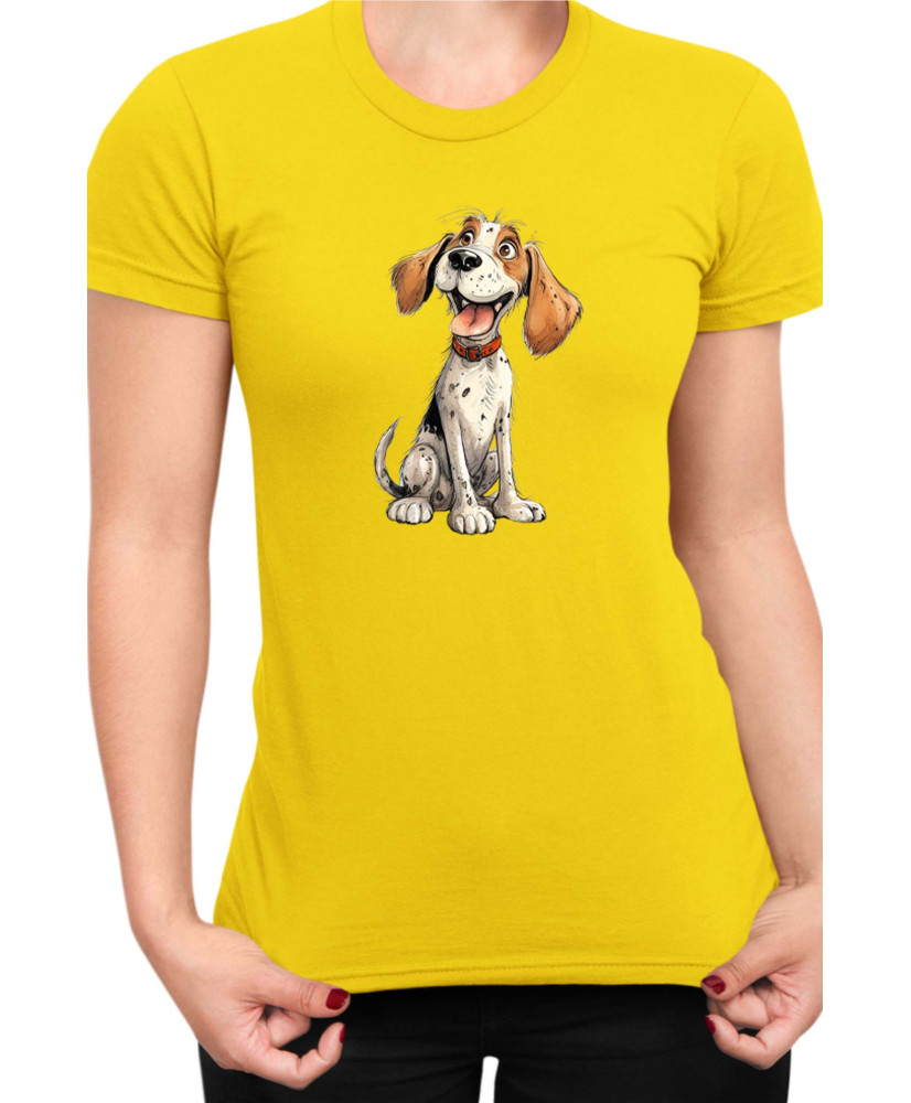 Дамска Тениска Funny Dogs Breeds Beagle 01