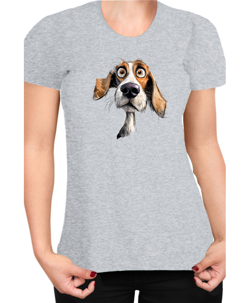 Дамска Тениска Funny Dogs Breeds Beagle 02