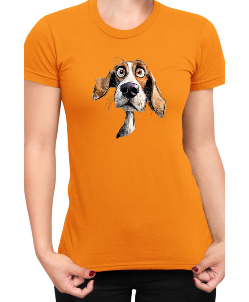 Дамска Тениска Funny Dogs Breeds Beagle 02