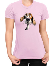 Дамска Тениска Funny Dogs Breeds Beagle 02