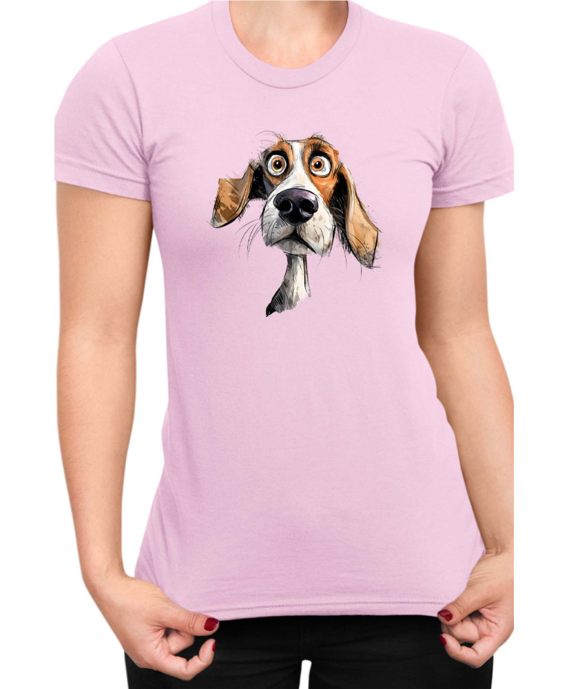 Дамска Тениска Funny Dogs Breeds Beagle 02