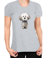 Дамска Тениска Funny Dogs Breeds Bichon Frise