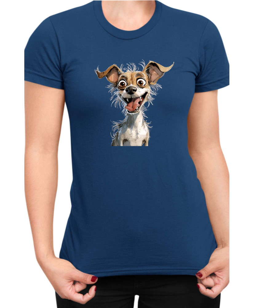Дамска Тениска Funny Dogs Breeds Chihuahua