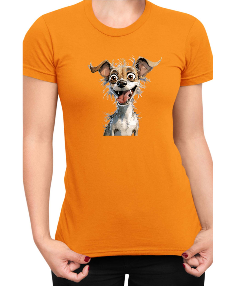 Дамска Тениска Funny Dogs Breeds Chihuahua