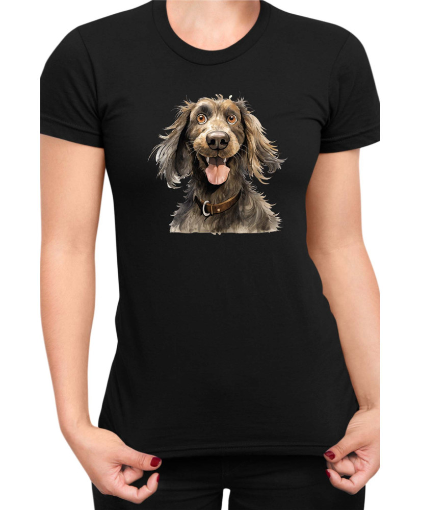 Дамска Тениска Funny Dogs Breeds Cocker Spaniel