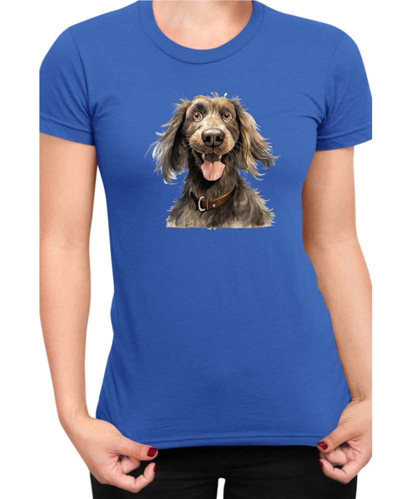 Дамска Тениска Funny Dogs Breeds Cocker Spaniel