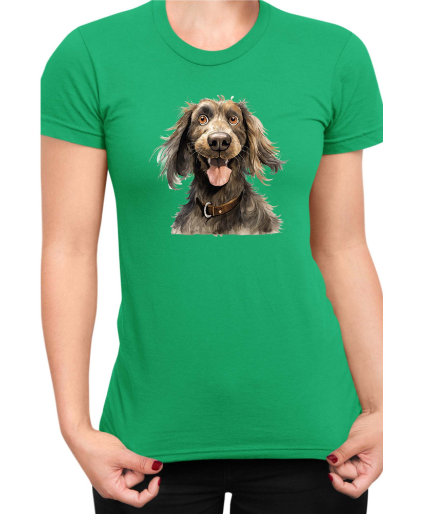 Дамска Тениска Funny Dogs Breeds Cocker Spaniel