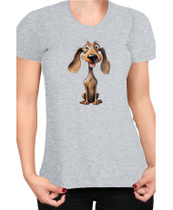 Дамска Тениска Funny Dogs Breeds Dachshund 01