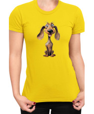 Дамска Тениска Funny Dogs Breeds Dachshund 01