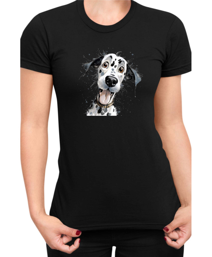 Дамска Тениска Funny Dogs Breeds Dalmatian