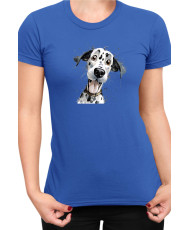 Дамска Тениска Funny Dogs Breeds Dalmatian