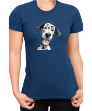 Дамска Тениска Funny Dogs Breeds Dalmatian