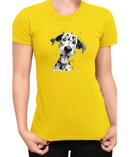 Дамска Тениска Funny Dogs Breeds Dalmatian