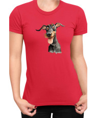Дамска Тениска Funny Dogs Breeds Doberman