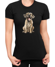 Дамска Тениска Funny Dogs Breeds English Mastiff