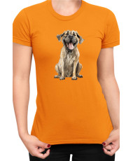 Дамска Тениска Funny Dogs Breeds English Mastiff