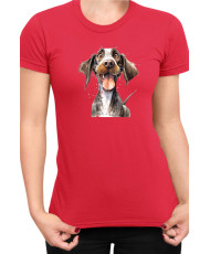 Дамска Тениска Funny Dogs Breeds German Pointer