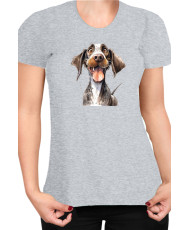 Дамска Тениска Funny Dogs Breeds German Pointer
