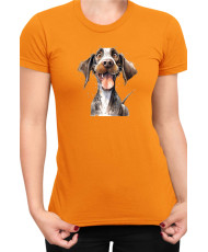 Дамска Тениска Funny Dogs Breeds German Pointer
